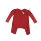 River Island blouse 9-10 years red open back t-shirt