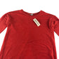 River Island blouse 9-10 years red open back t-shirt