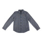 F&F Shirt Age 8 Blue Checked Long Sleeve Button Up Cotton