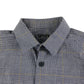 F&F Shirt Age 8 Blue Checked Long Sleeve Button Up Cotton