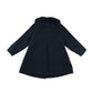 F&F coat 5-6 years navy smart jacket with faux fur collar