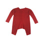 River Island blouse 9-10 years red open back t-shirt