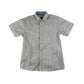 Next Shirt Age 10 White Diamond Pattern Short Sleeve Button Up Cotton