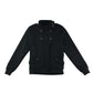 Barbuda coat men size M black high collar wool-mix
