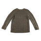 Tu jumper 4-5 years grey with multicoloured threading design cable knit wool mix