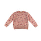 Sweater 5-6 years pink with cherry print design jersey pullover