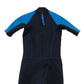 Decathlon wetsuit 4 years navy and blue short sleeve and leg