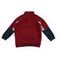 George sweater 5-6 years red quarter zipper kangaroo pocket