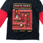 F&F Festive T-Shirt 7-8 Years Black Santa Maze Game Graphic Cotton