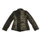 New Look jacket women size 10 brown and beige leopard spot pattern coat