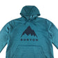 Burton hoodie men's S blue with black large logo