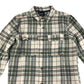 Mantaray Shirt Age 12 Grey White Red Checked Long Sleeve Button Up Cotton