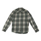 Mantaray Shirt Age 12 Grey White Red Checked Long Sleeve Button Up Cotton