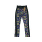 Next sport leggings 10-11 years black with multicolour design