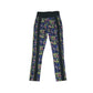 Next sport leggings 10-11 years black with multicolour design