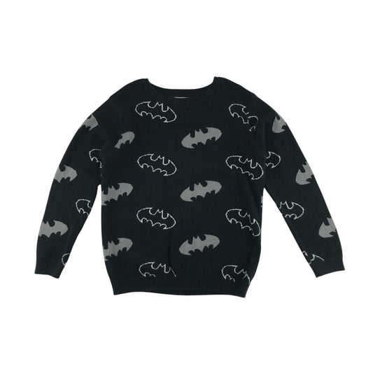 George sweater 6-7 years black crewneck batman graphic design print cotton