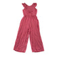 F&F jumpsuit 11-12 years pink sleeveless frill detailed