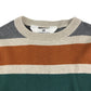 H&M jumper 7-8 years grey multicoloured stripy crewneck cotton