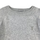Next jumper 7-8 years grey plain crewneck with logo