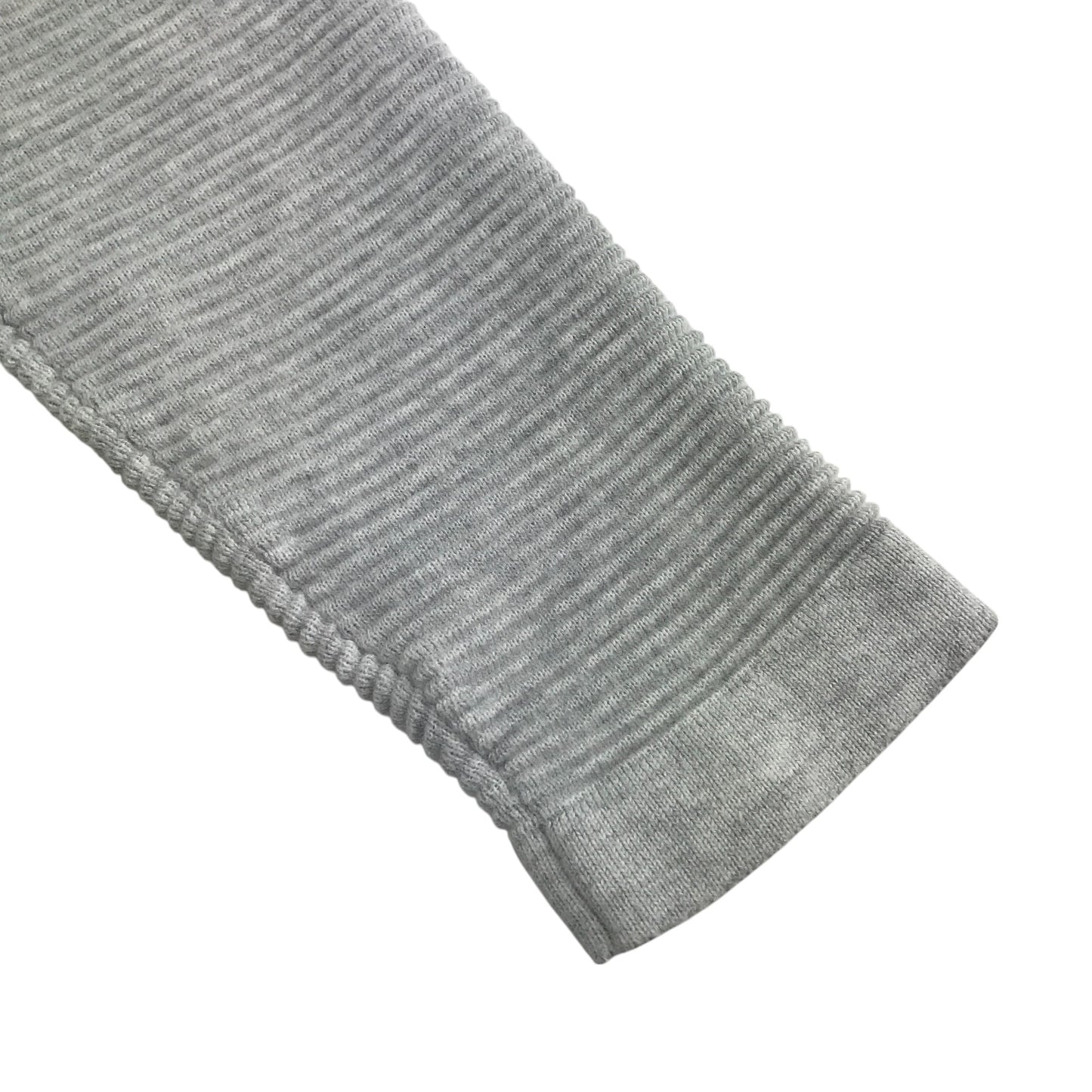 Next jumper 7-8 years grey plain crewneck with logo