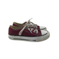 Lily & Dan Trainers Shoe Size 11 Junior Burgundy low top with Laces