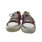 Lily & Dan Trainers Shoe Size 11 Junior Burgundy low top with Laces