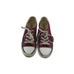 Lily & Dan Trainers Shoe Size 11 Junior Burgundy low top with Laces