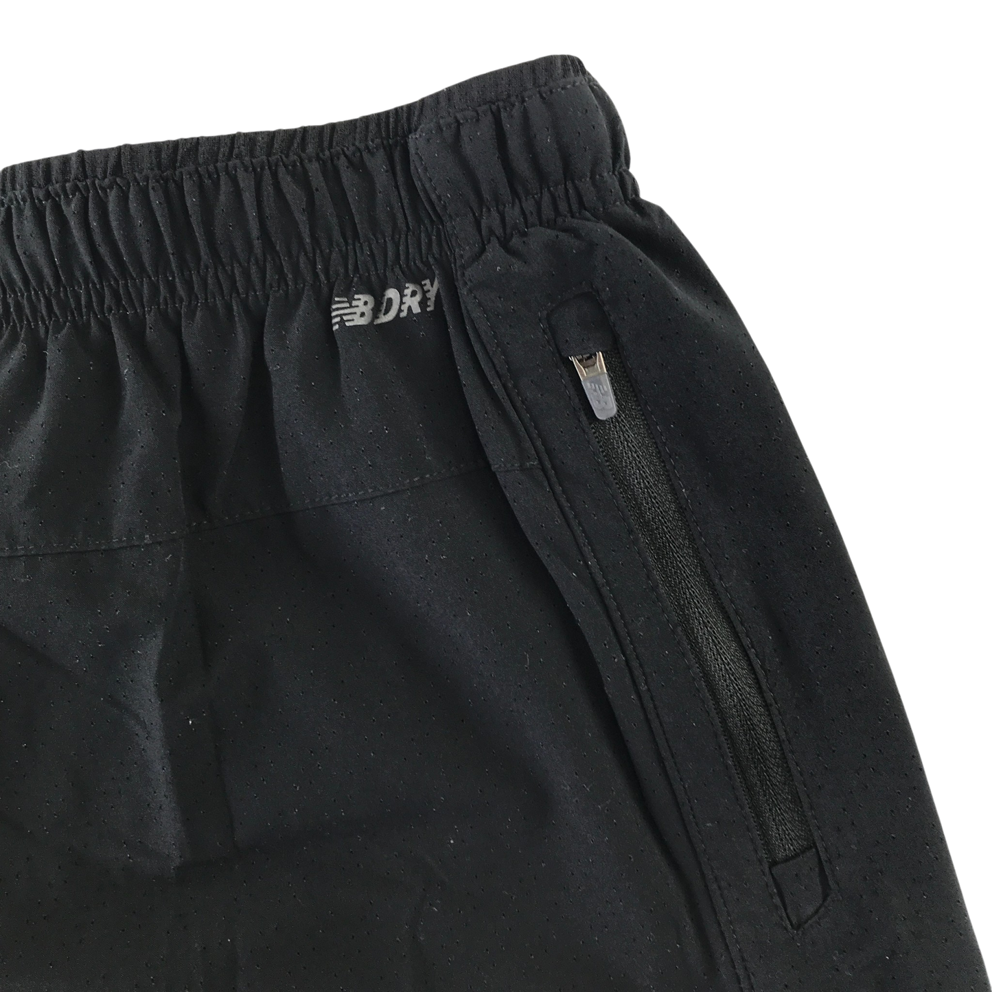 New Balance S black sport shorts