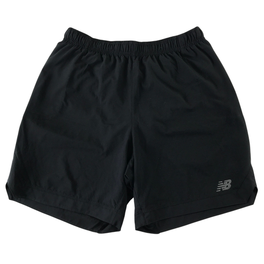 New Balance S black sport shorts