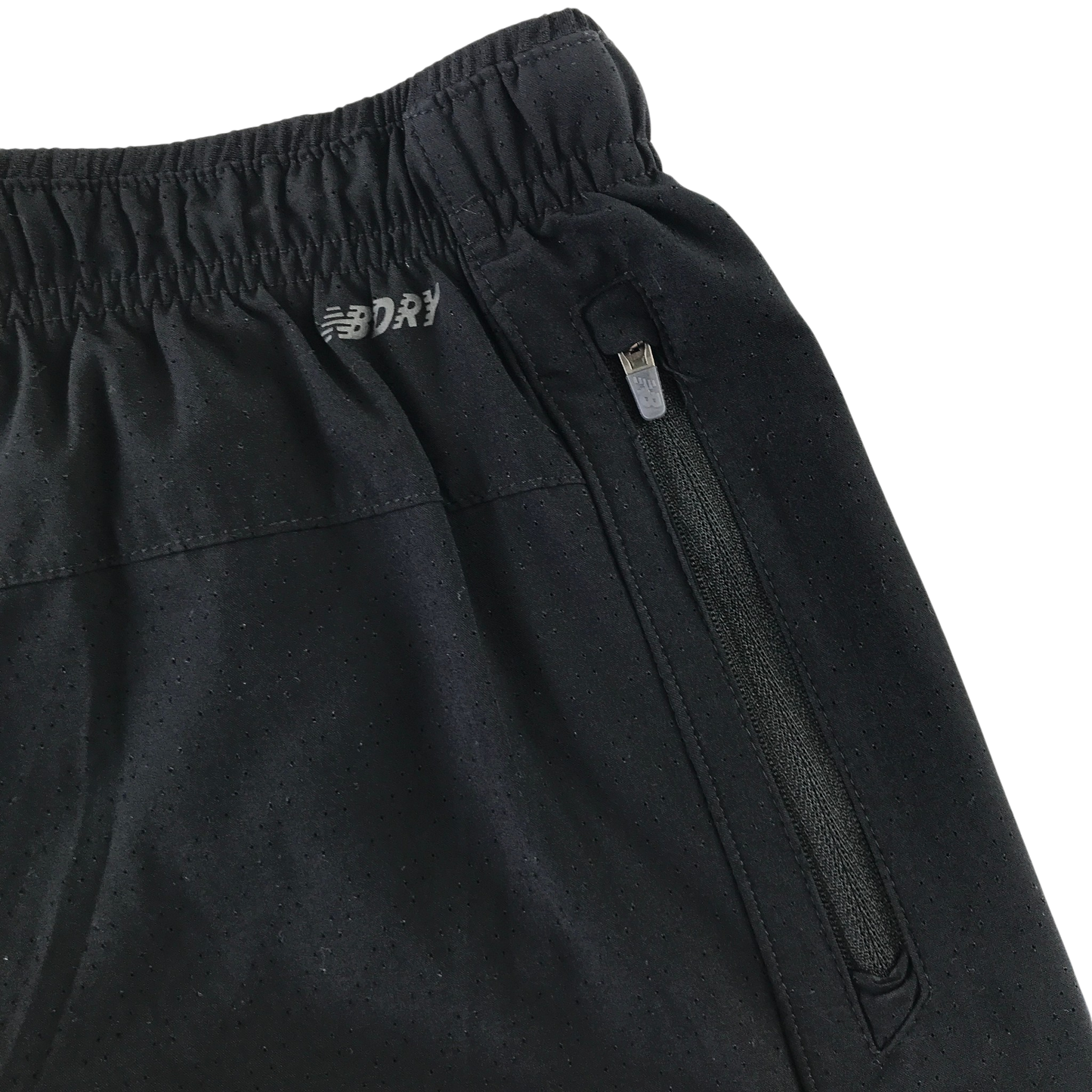 New Balance S black sport shorts