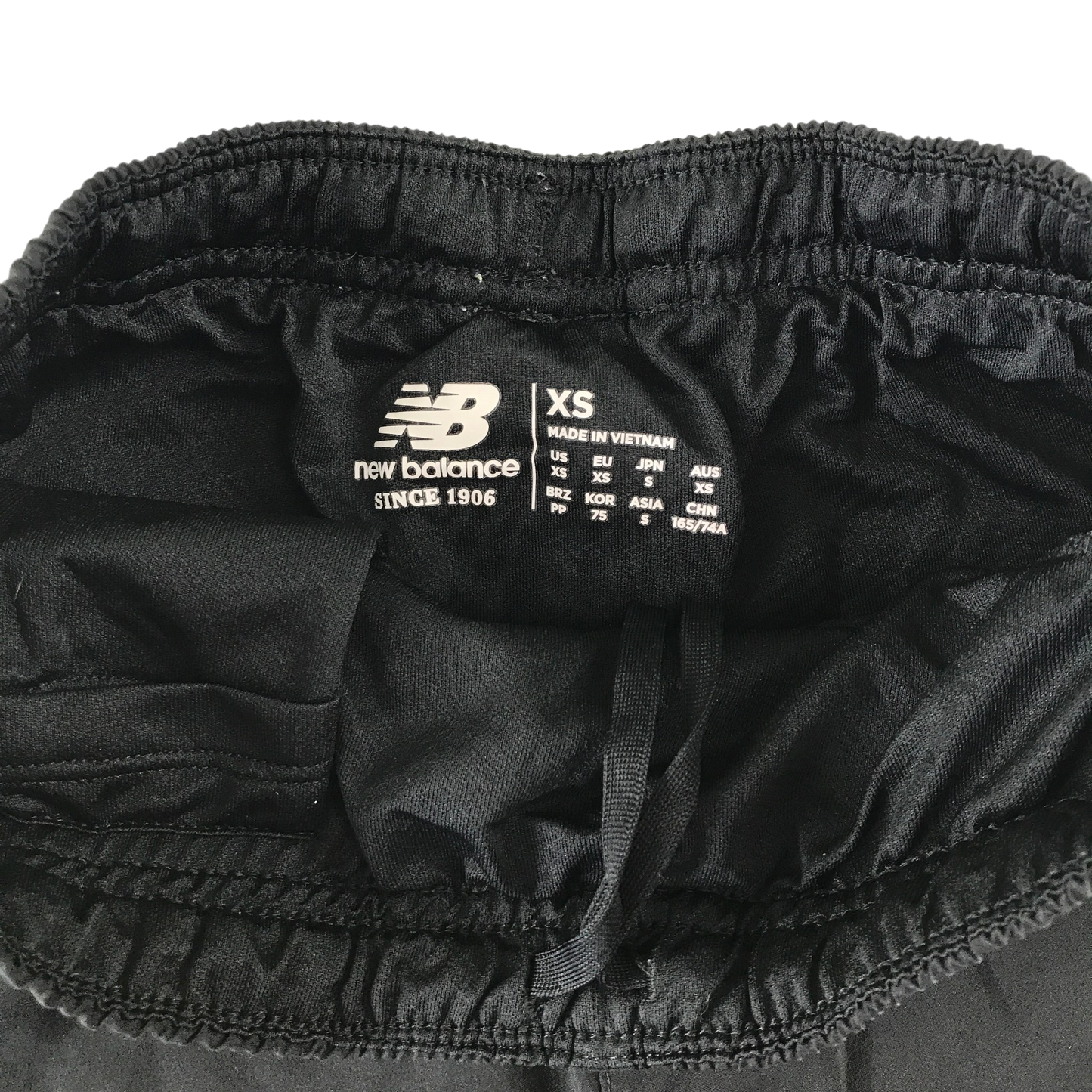 New Balance XS black sport shorts