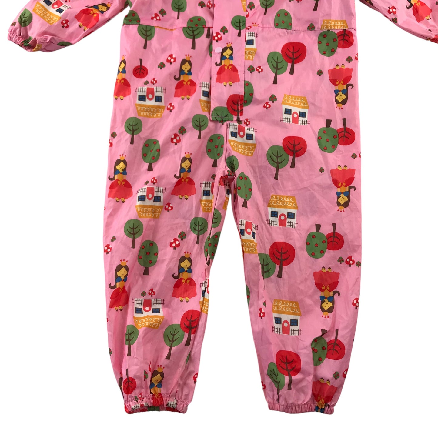 Overalls 4-5 years pink print pattern light weather