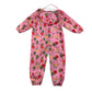 Overalls 4-5 years pink print pattern light weather