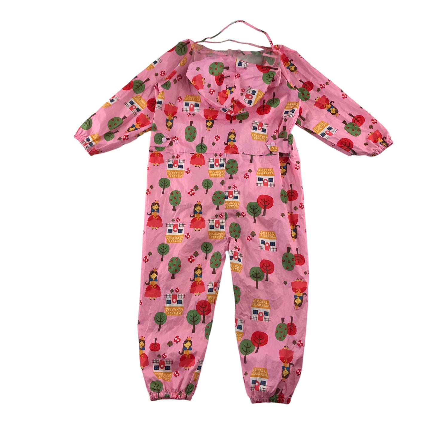 Overalls 4-5 years pink print pattern light weather