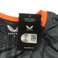 Castore Rangers FC coaches training shirt women size UK 8 charcoal grey and orange short sleeve