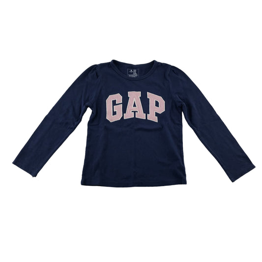 GAP t-shirt 4-5 years navy blue long sleeve cotton