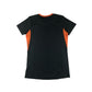 Castore Rangers FC coaches training shirt women size UK 8 charcoal grey and orange short sleeve