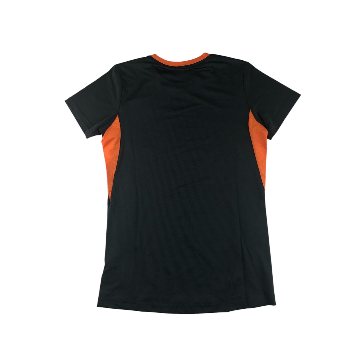 Castore Rangers FC coaches training shirt women size UK 8 charcoal grey and orange short sleeve