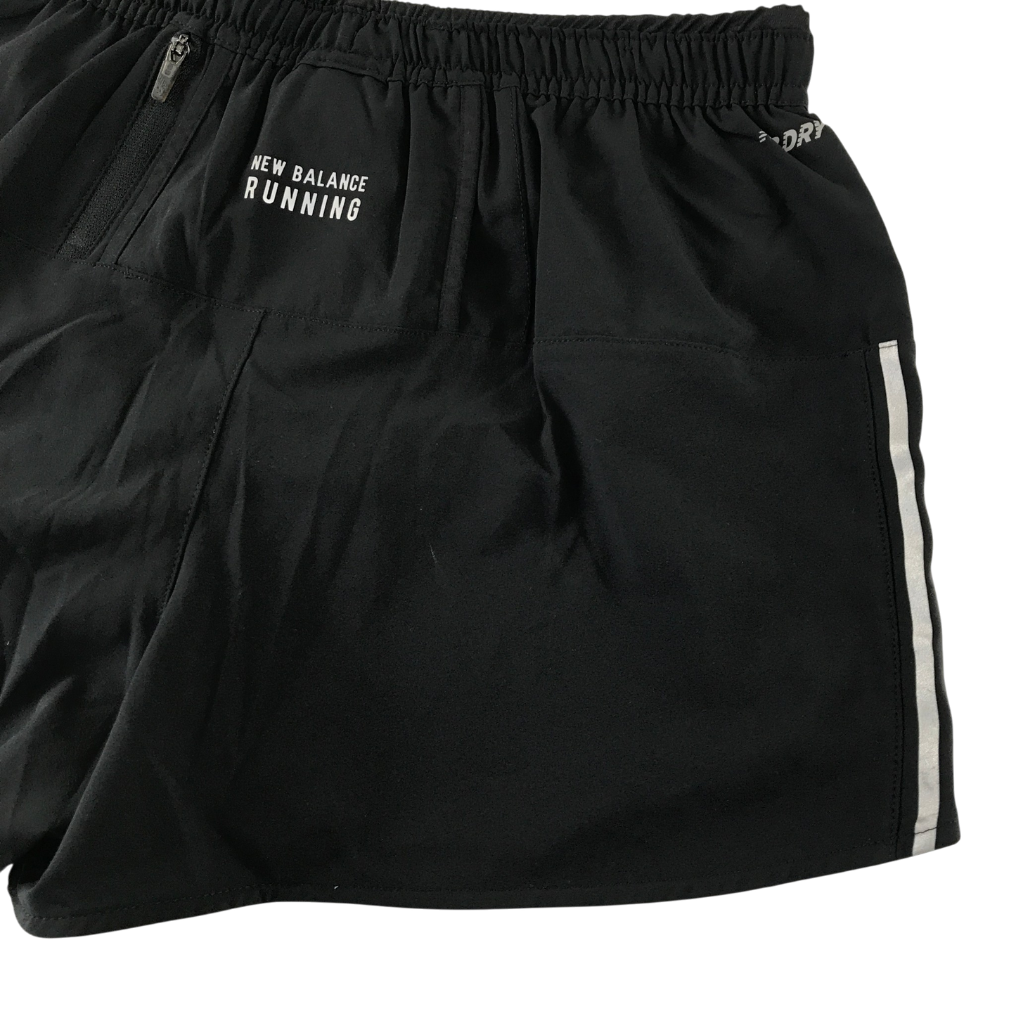 New Balance S black sport shorts