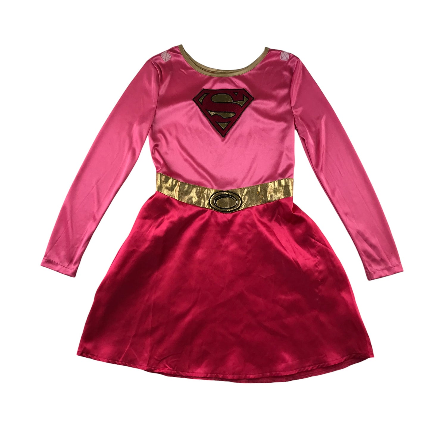 Amscan Costume 8-10 years Pink Supergirl dress