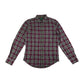 Benetton Shirt Size S Red Checked Long Sleeve Button Up