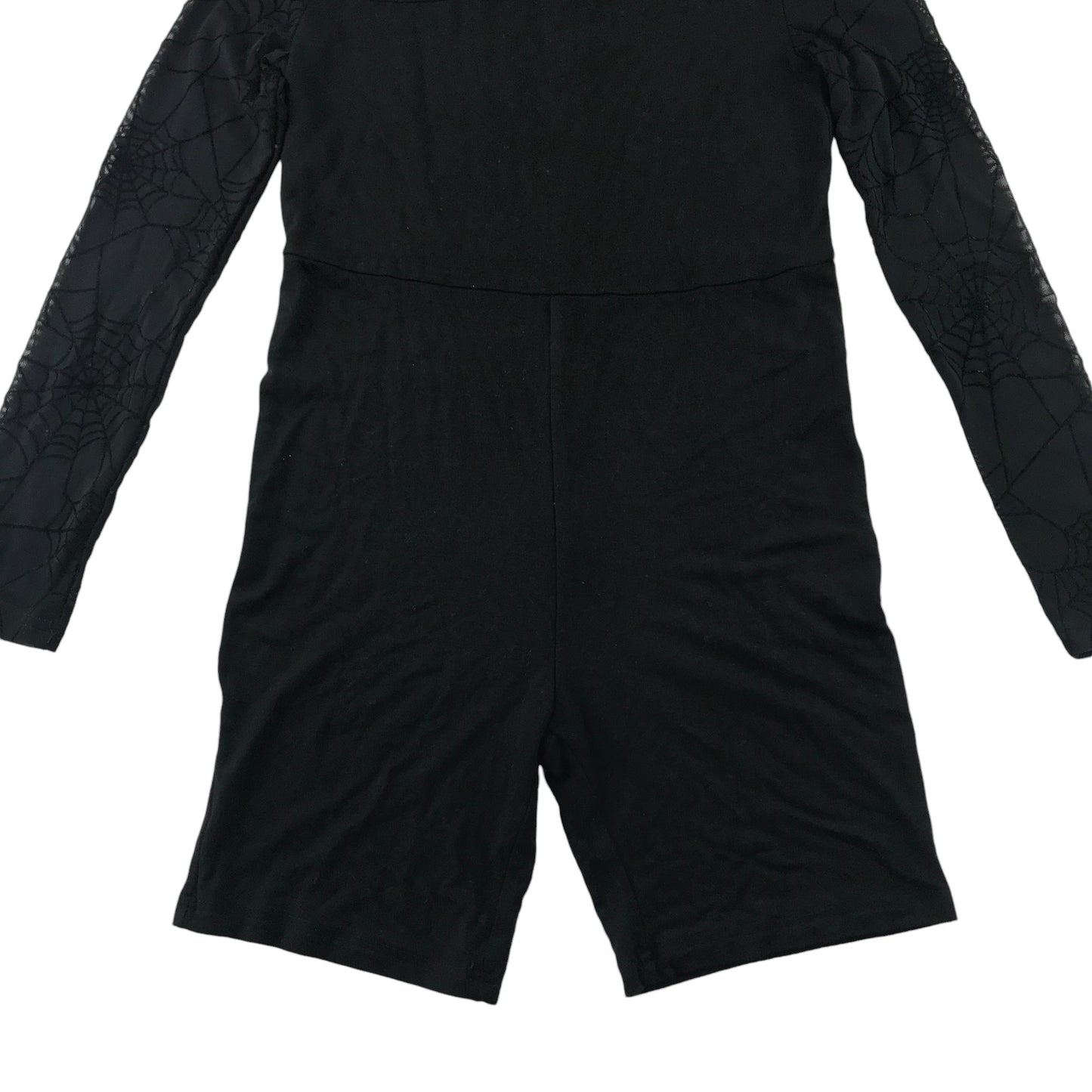 Shein Costume 11-12 years black spider web onesie