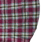Benetton Shirt Size S Red Checked Long Sleeve Button Up