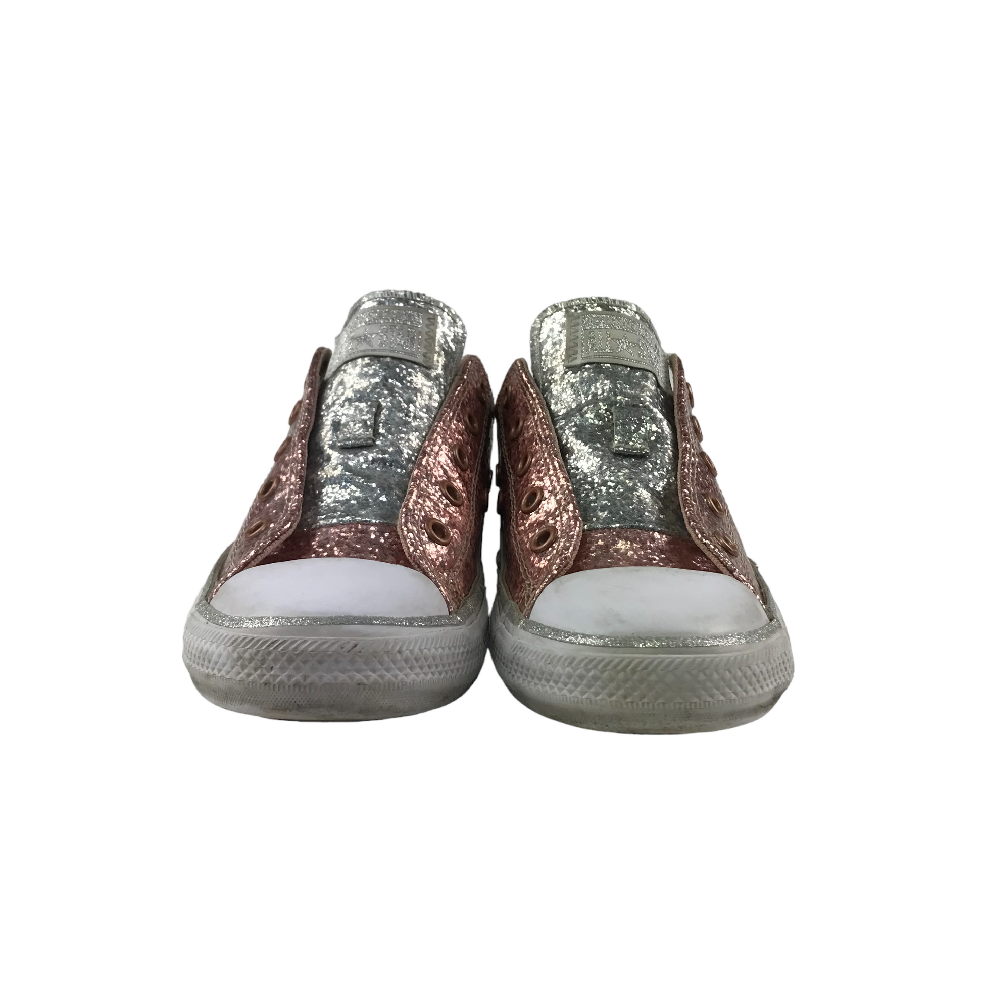 Glitter converse trainers sales