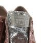 Converse All Star Trainers Shoe Size 2 Pink Sparkly Missing Laces