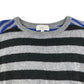 Wild Gorgeous jumper 12-13 years grey black and blue stripy