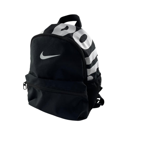 Nike Mini Base black and white Just Do It backpack