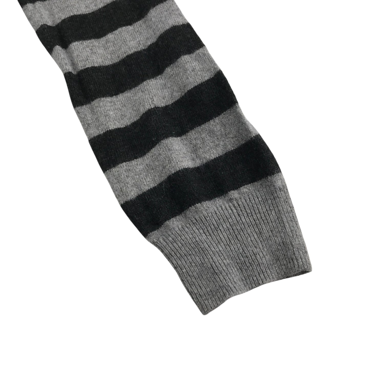 Wild Gorgeous jumper 12-13 years grey black and blue stripy