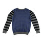 Wild Gorgeous jumper 12-13 years grey black and blue stripy