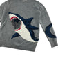 Fatface jumper 12-13 years grey with shark design